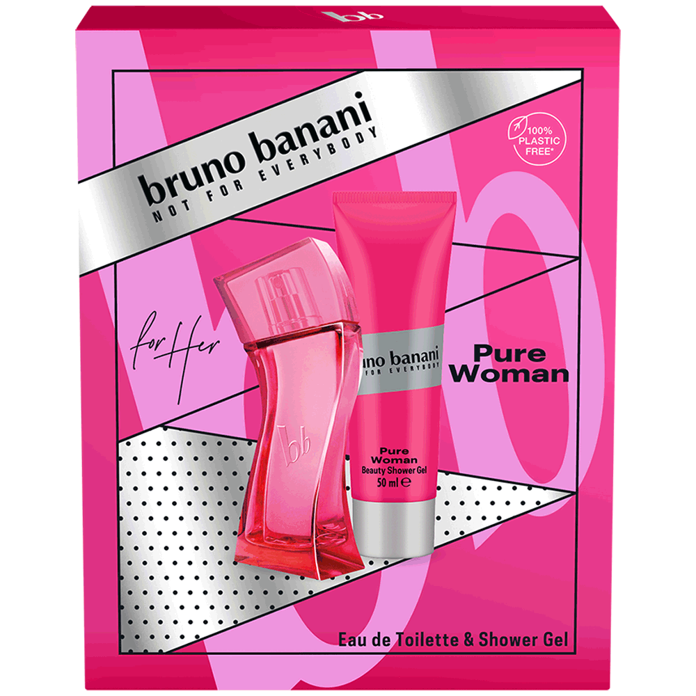 Bild: bruno banani Pure Woman Geschenkset Eau de Toilette 30ml + Duschgel 50ml