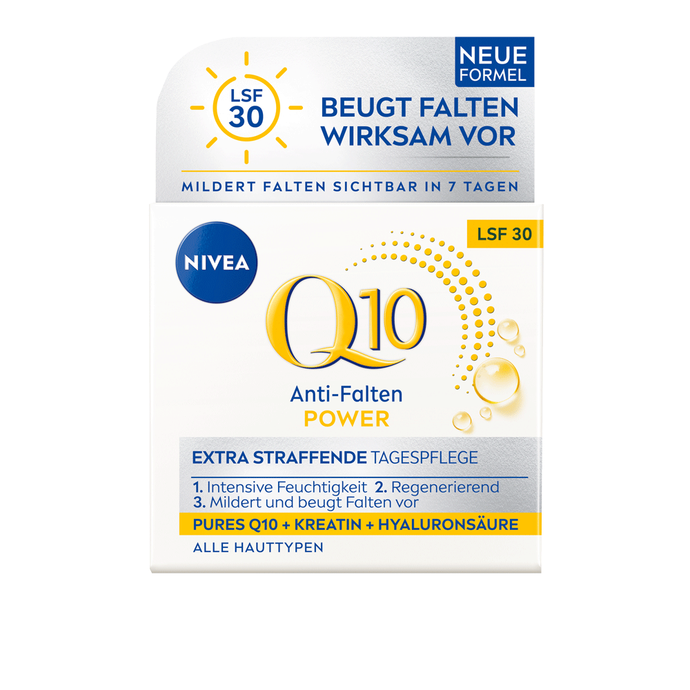 Bild: NIVEA Q10 Anti-Falten Power Tagespflege LSF 30