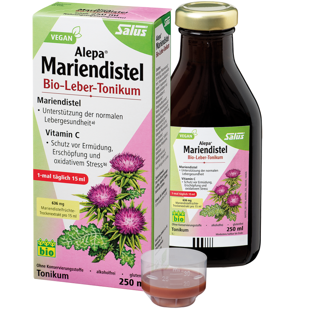 Bild: Salus Alepa Mariendistel Bio-Leber-Tonikum