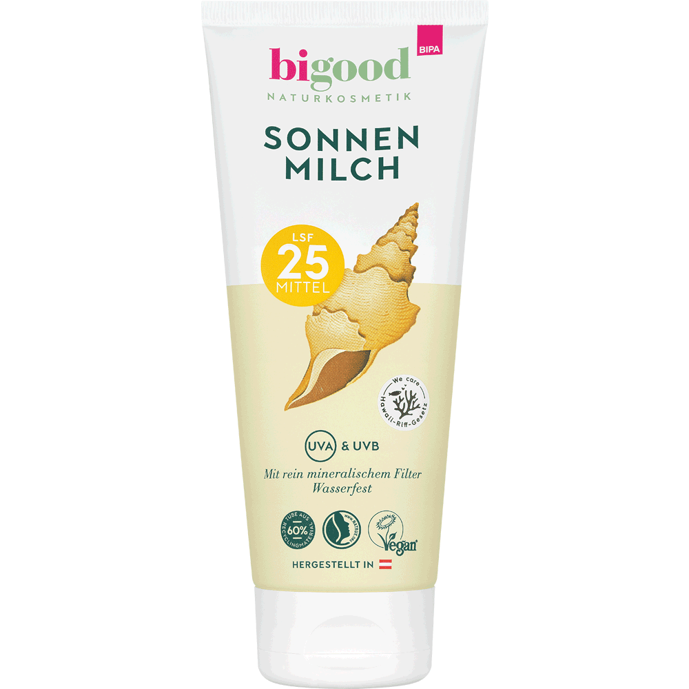 Bild: bi good Sonnenmilch LSF 25