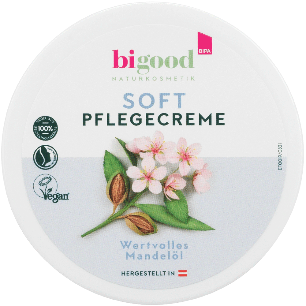 Bild: bi good Soft Pflegecreme Mandelöl