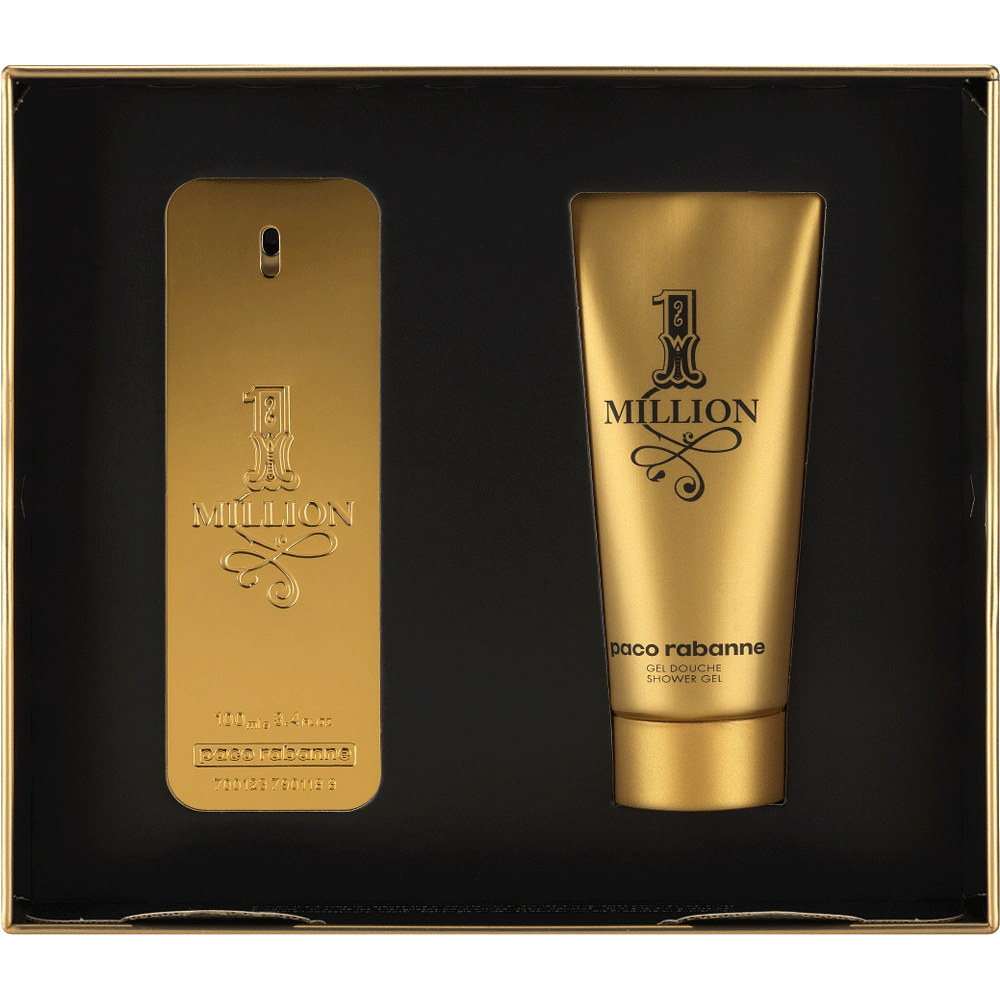 Bild: Paco Rabanne 1 Million Geschenkset Eau de Toilette 100 ml + Duschgel 100 ml 