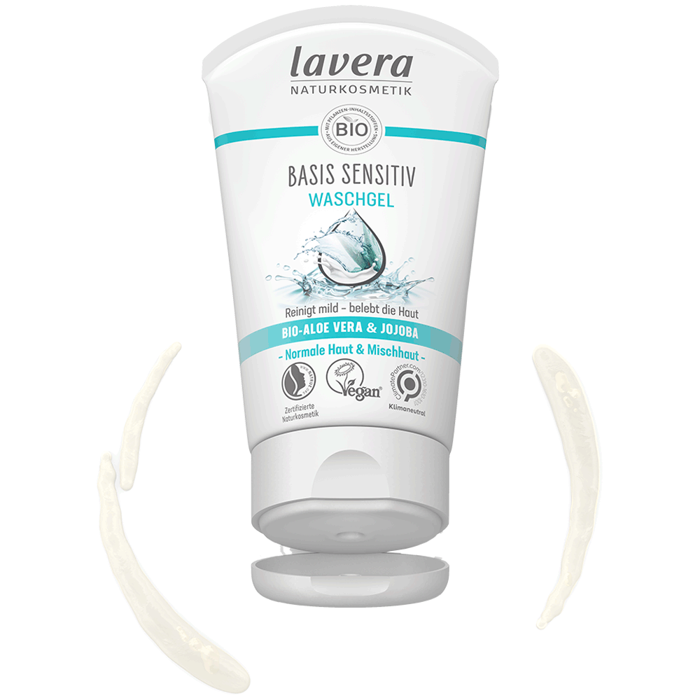 Bild: lavera Basis Sensitiv Waschgel Aloe Vera & Jojobaöl