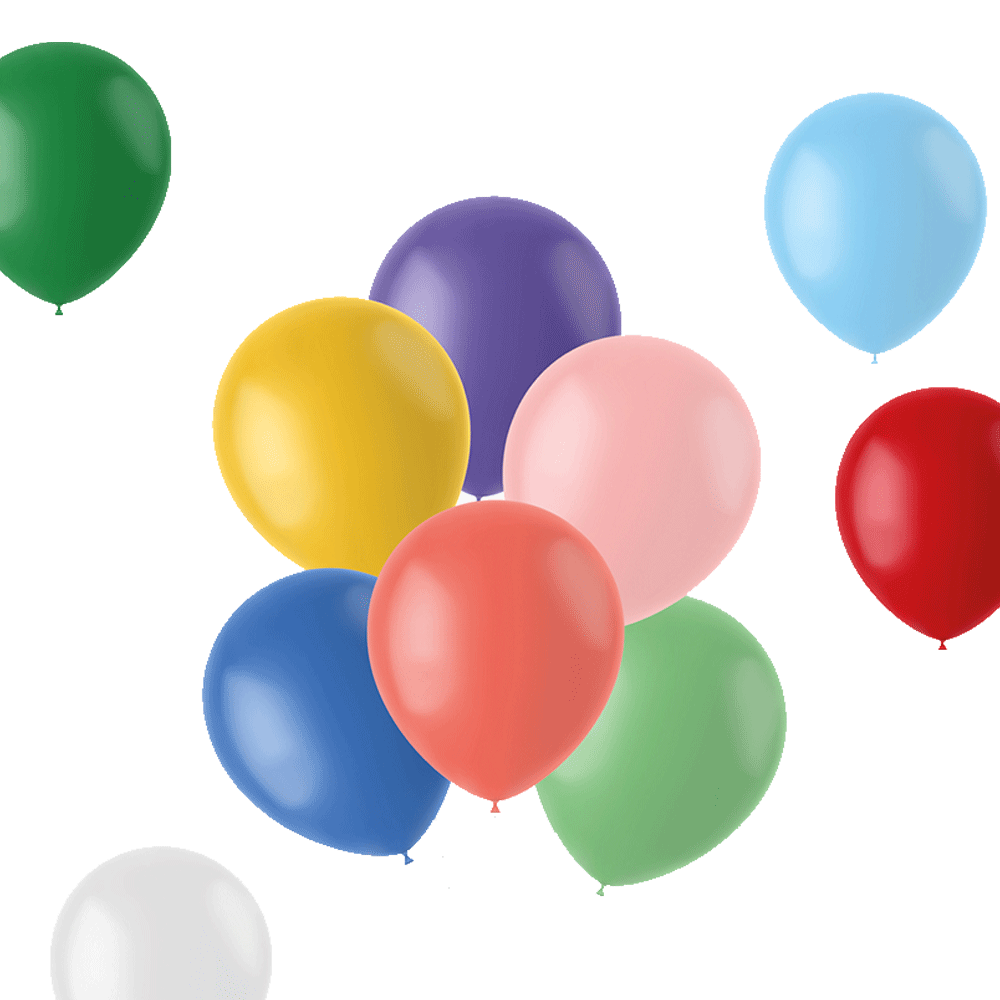 Bild: Folat Luftballons Retro Bunt Mix 