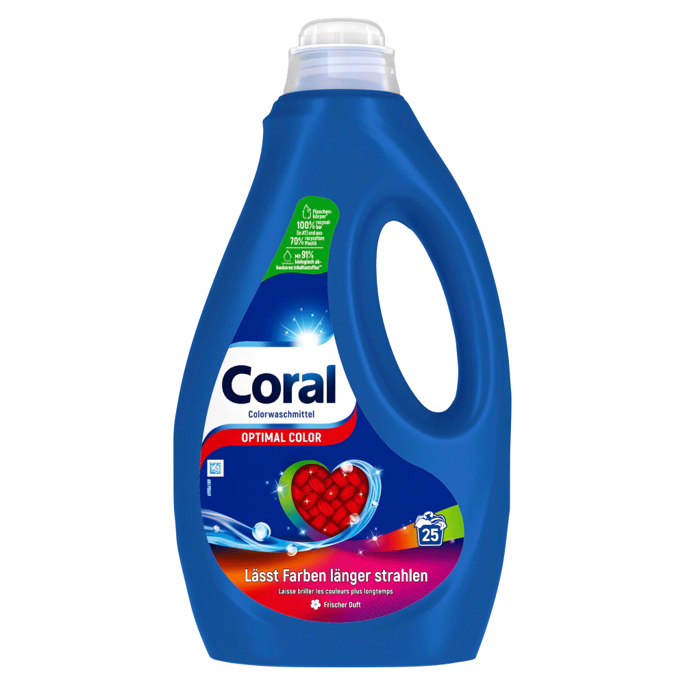 Bild: Coral Colorwaschmittel Optimal Color