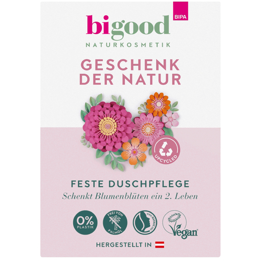 Bild: bi good Upcycling Feste Dusche Geschenk der Natur Limited Edition
