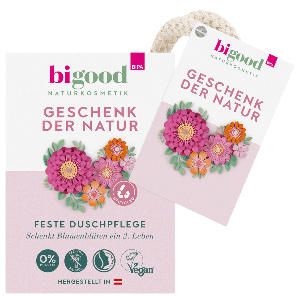 Bild: bi good Upcycling Feste Dusche Geschenk der Natur Limited Edition
