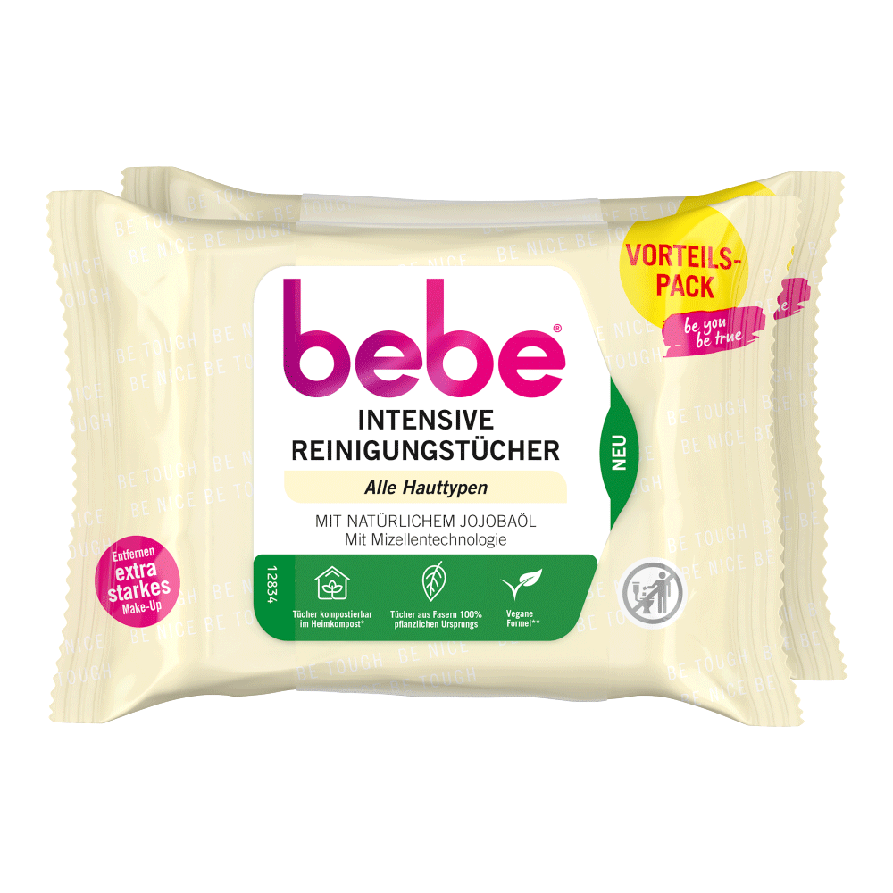Bild: bebe Reinigungstücher DUO Intensiv