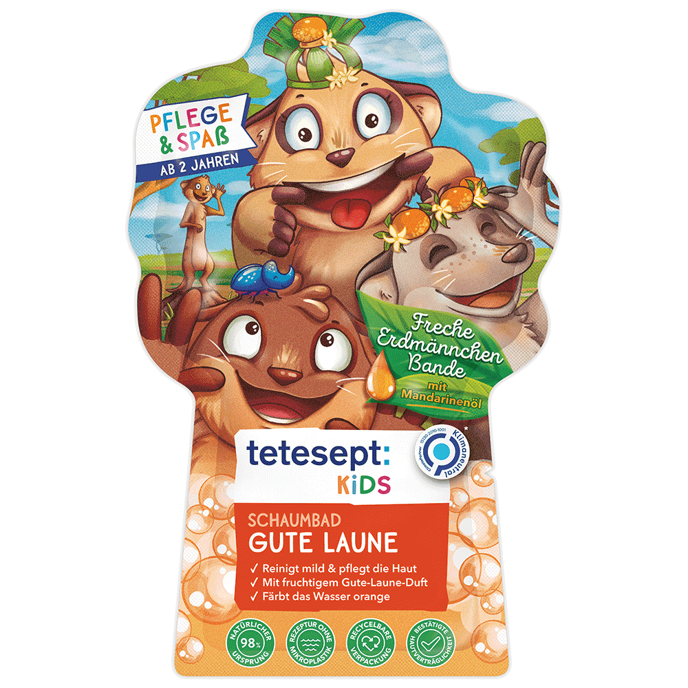 Bild: tetesept: Kids Schaumbad Gute Laune