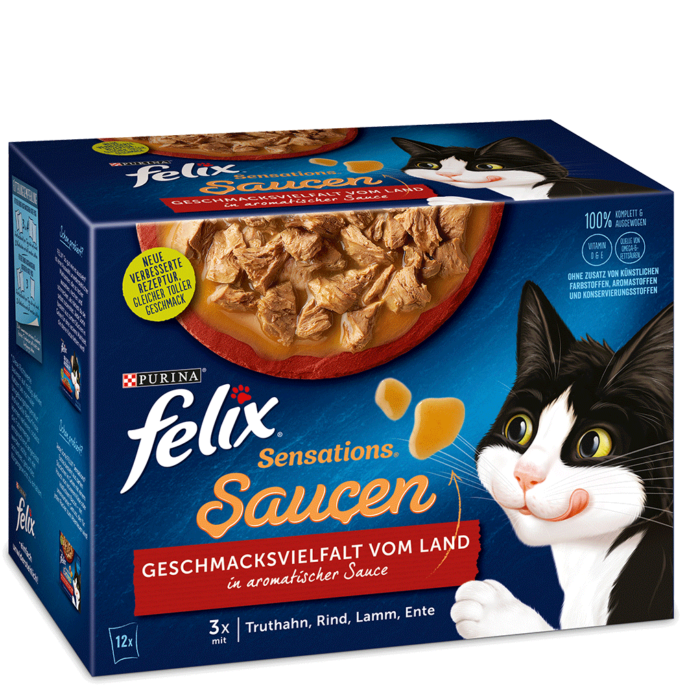 Bild: Felix Sensations Saucen Geschmacksvielfalt vom Land in aromatischer Sauce