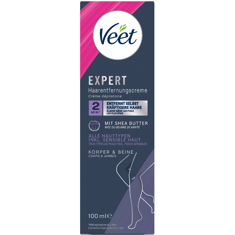 Bild: Veet Expert Haarentfernungscreme für die Beine