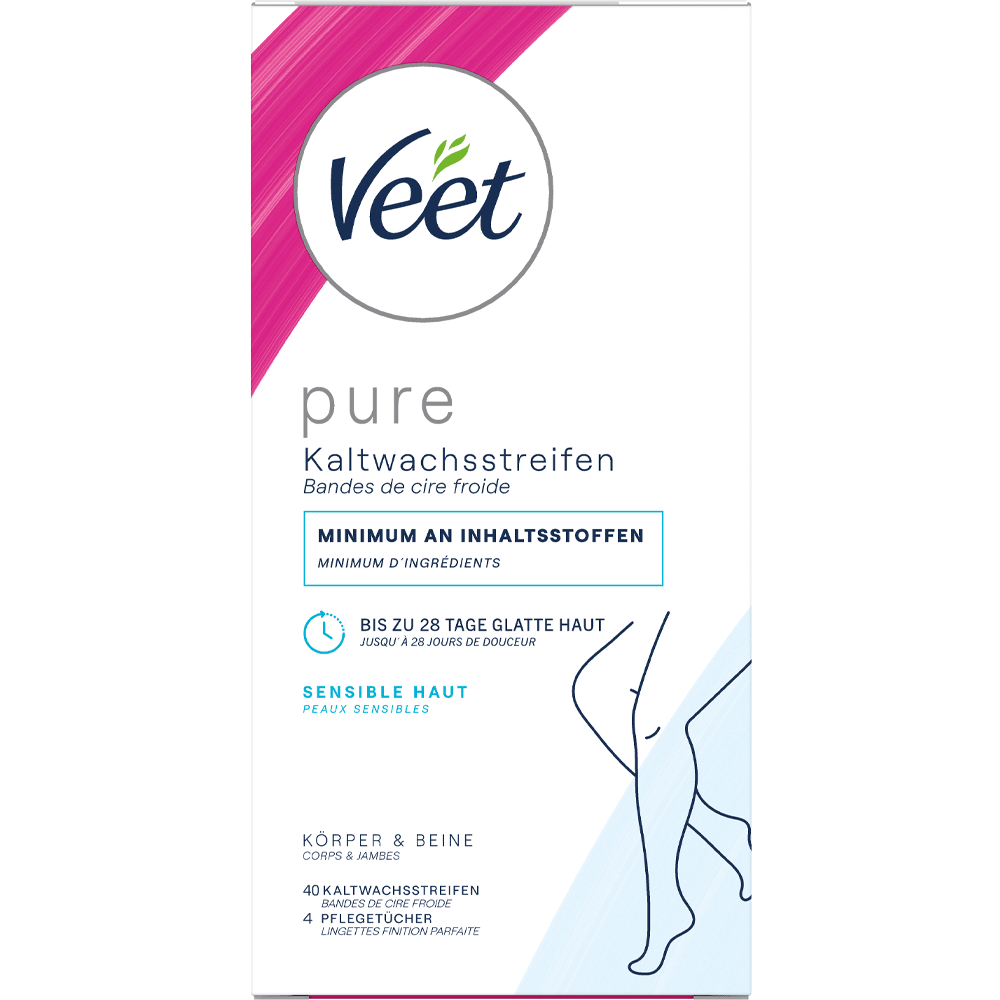 Bild: Veet Kaltwachsstreifen Sensitive Beine