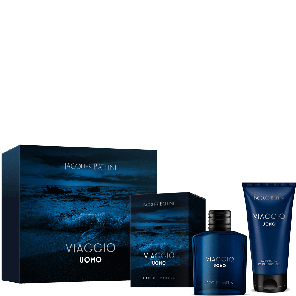 Bild: Jacques Battini Viaggio Uomo Geschenkset Eau de Parfum 100 ml + Duschgel 150 ml 