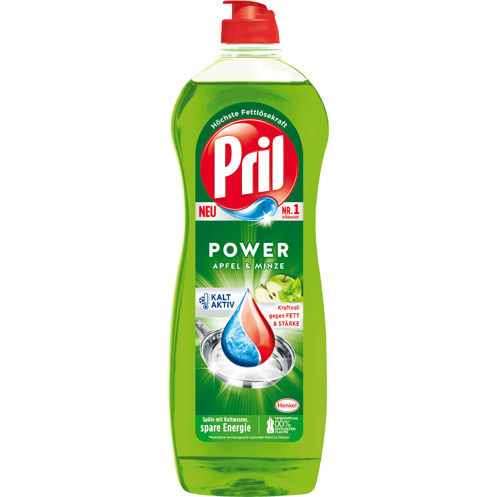 Bild: Pril Power Apfel & Minze Geschirrspülmittel