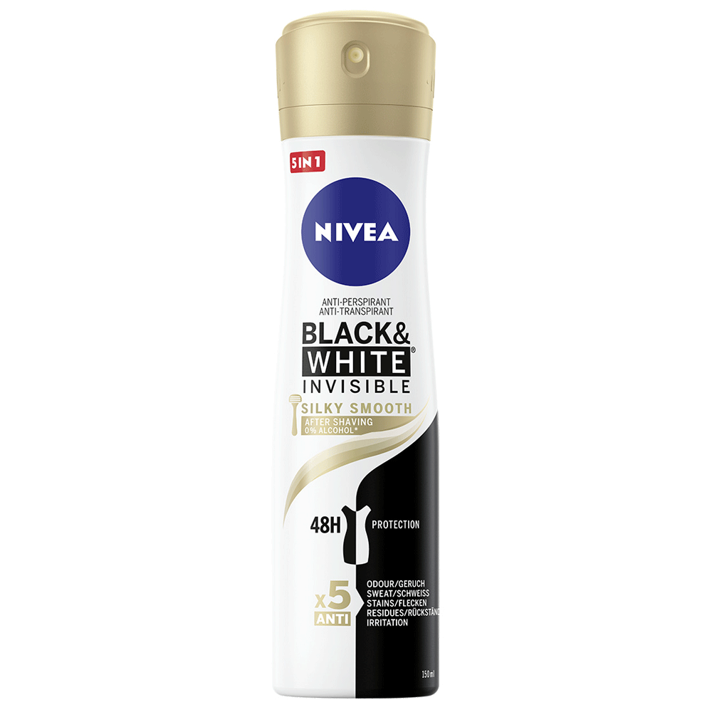 Bild: NIVEA Black & White Silky Smooth Deospray
