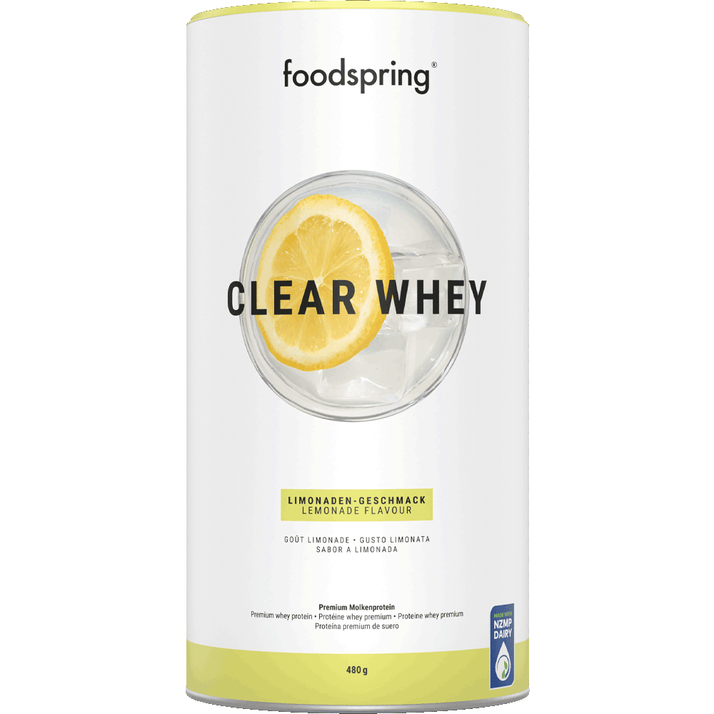 Bild: foodspring Clear Whey Limonaden Geschmack