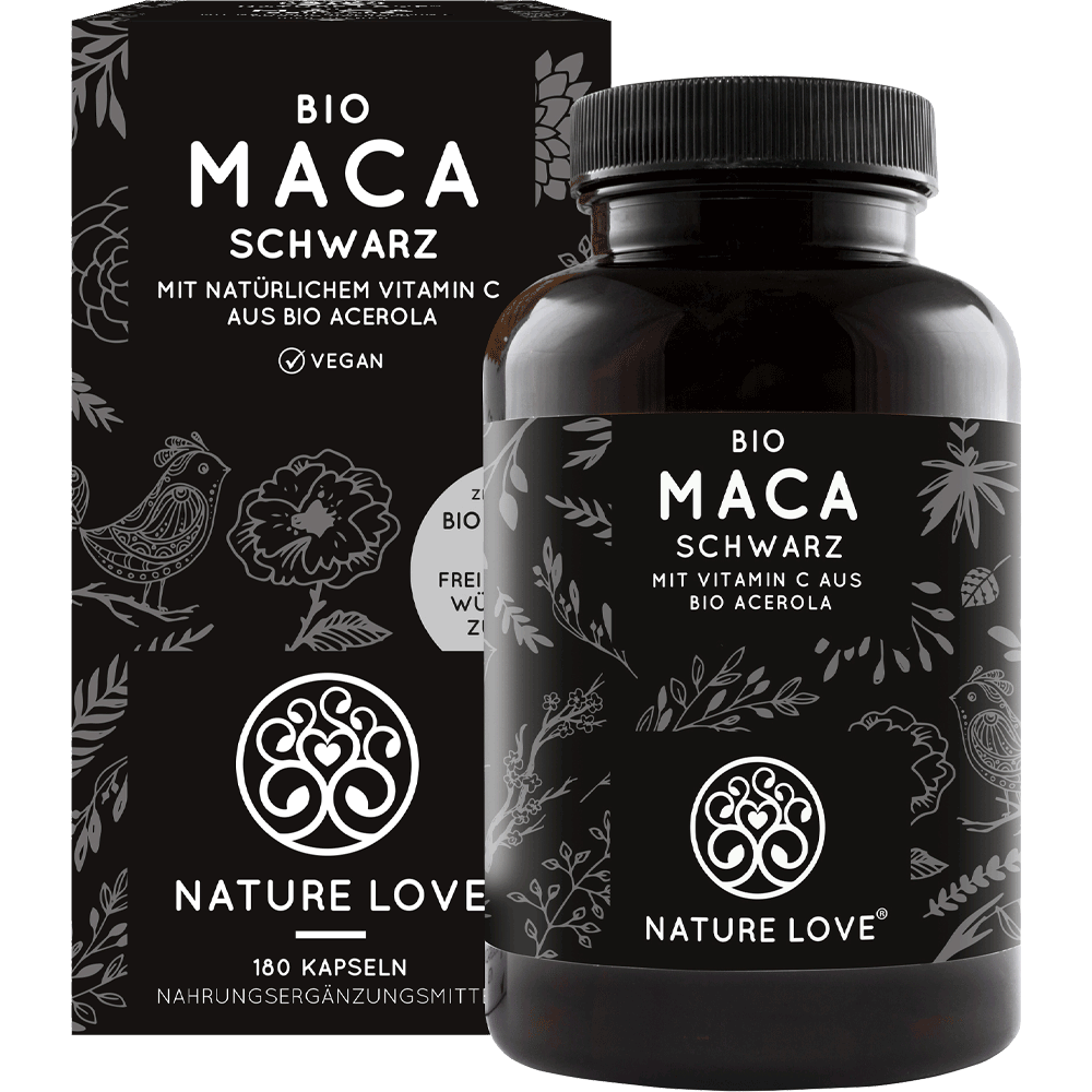 Bild: NATURE LOVE Bio Maca Schwarz