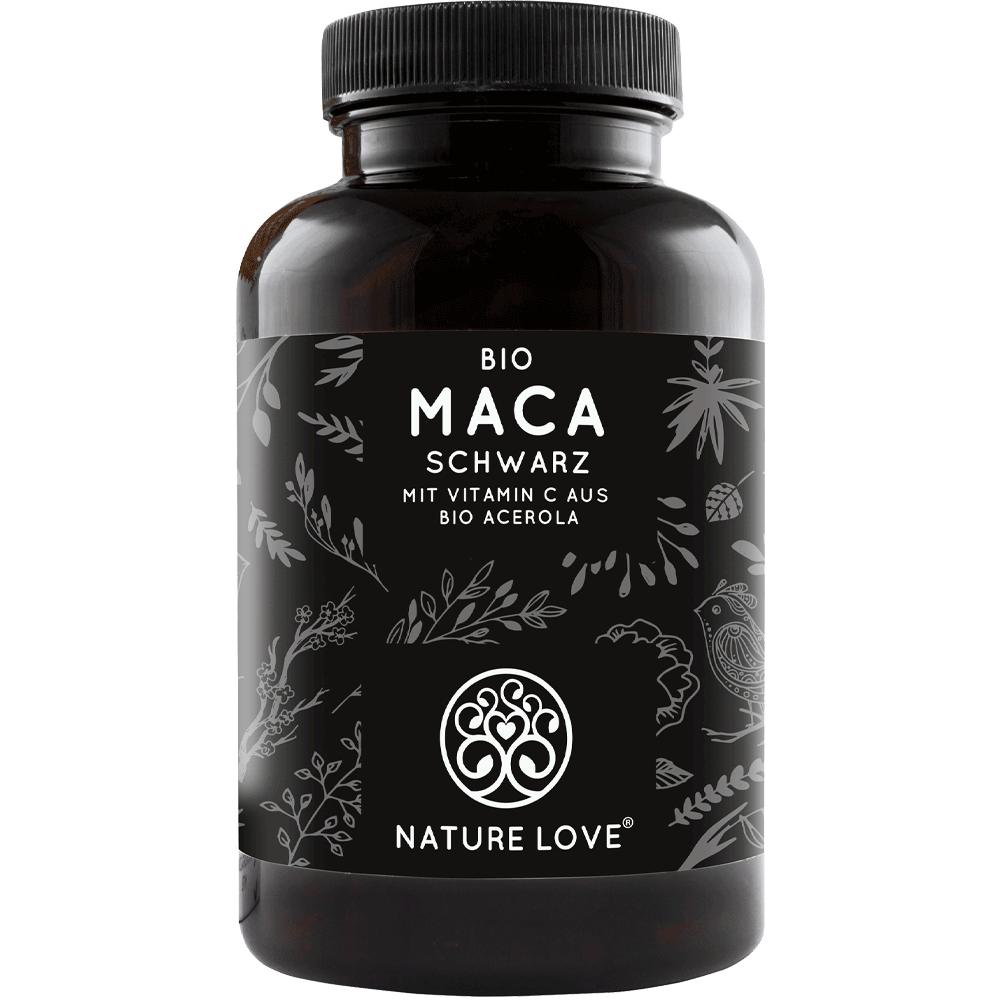Bild: NATURE LOVE Bio Maca Schwarz