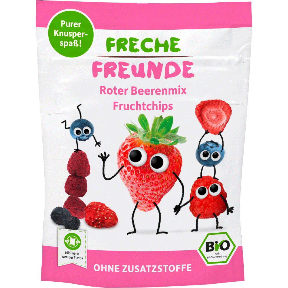 Bild: Freche Freunde Fruchtchips Beerenmix