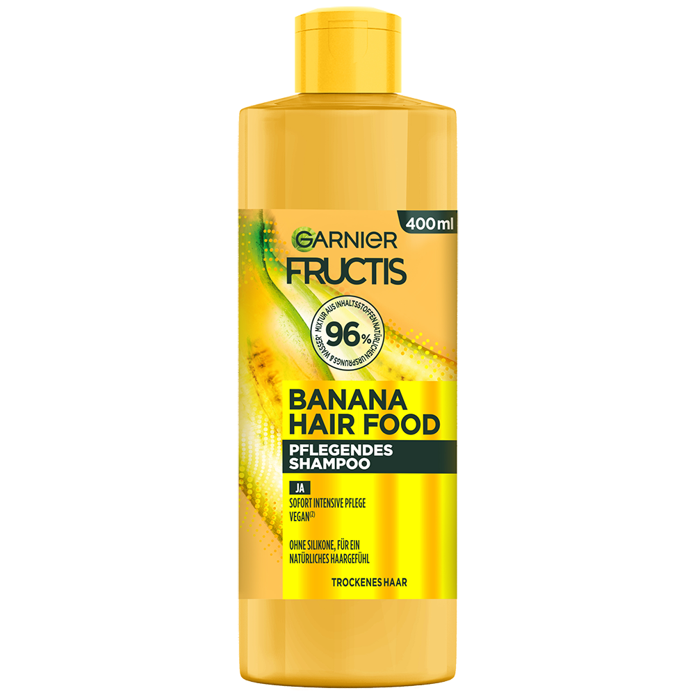 Bild: GARNIER FRUCTIS Banana Hair Food Pflegendes Shampoo