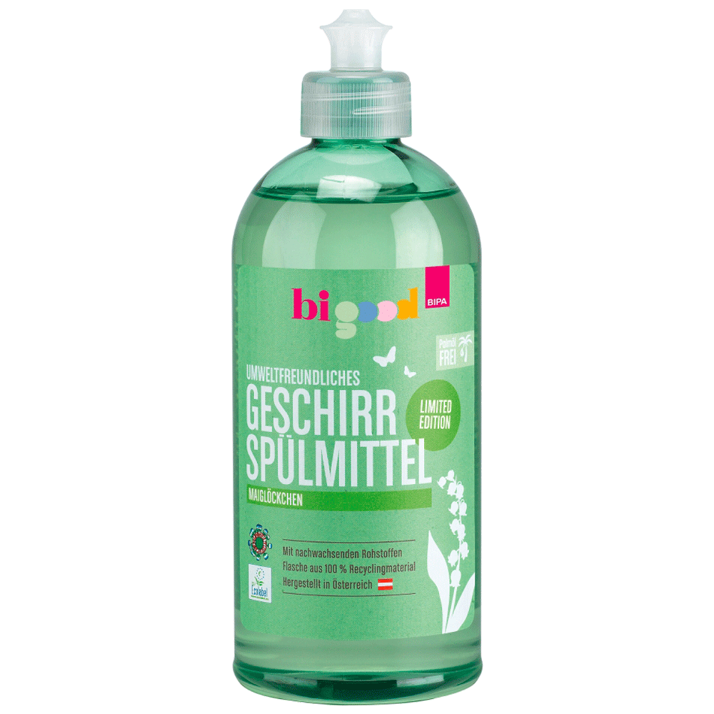 Bild: bi good Geschirrspülmittel Maiglöckchen Limited Edition