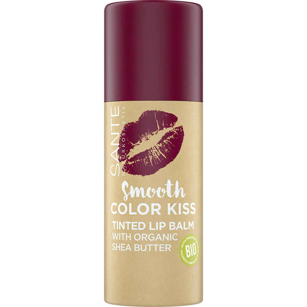 Bild: SANTE Smooth Color Kiss Lippenstift soft plum