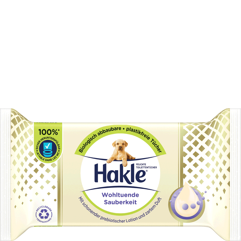 Bild: Hakle feuchtes Toilettenpapier Wohltuende Sauberkeit