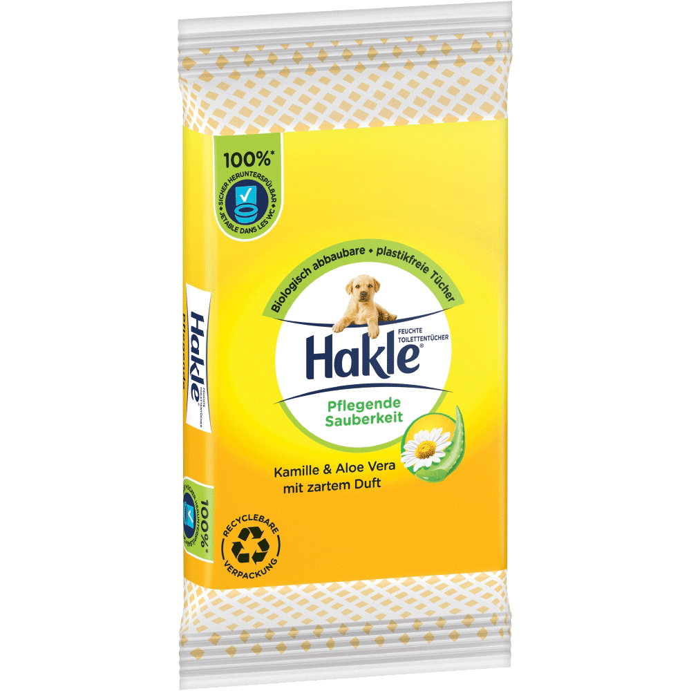 Bild: Hakle feuchtes Toilettenpapier Pflegende Sauberkeit für unterwegs