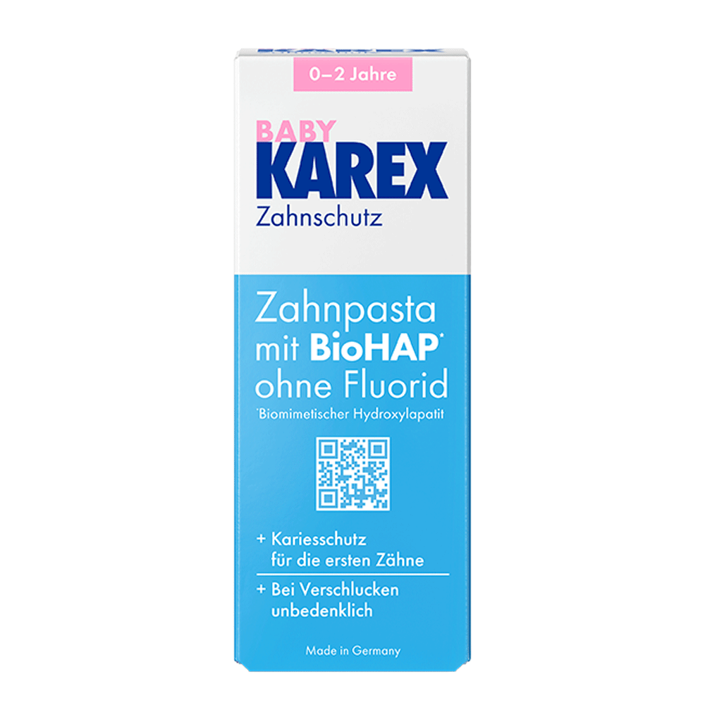 Bild: Karex Baby Zahnpasta mit BioHAP