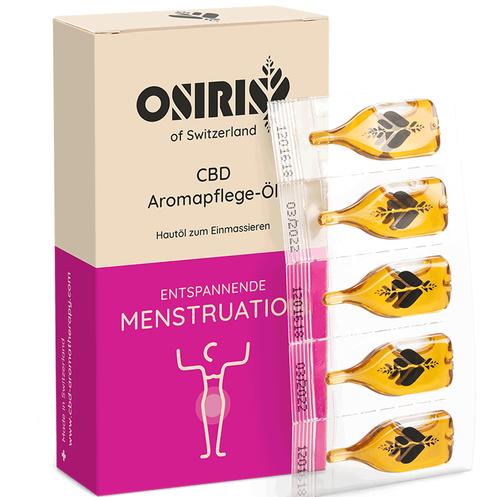 Bild: Osiris CBD Aromapflege-Öl Menstruation