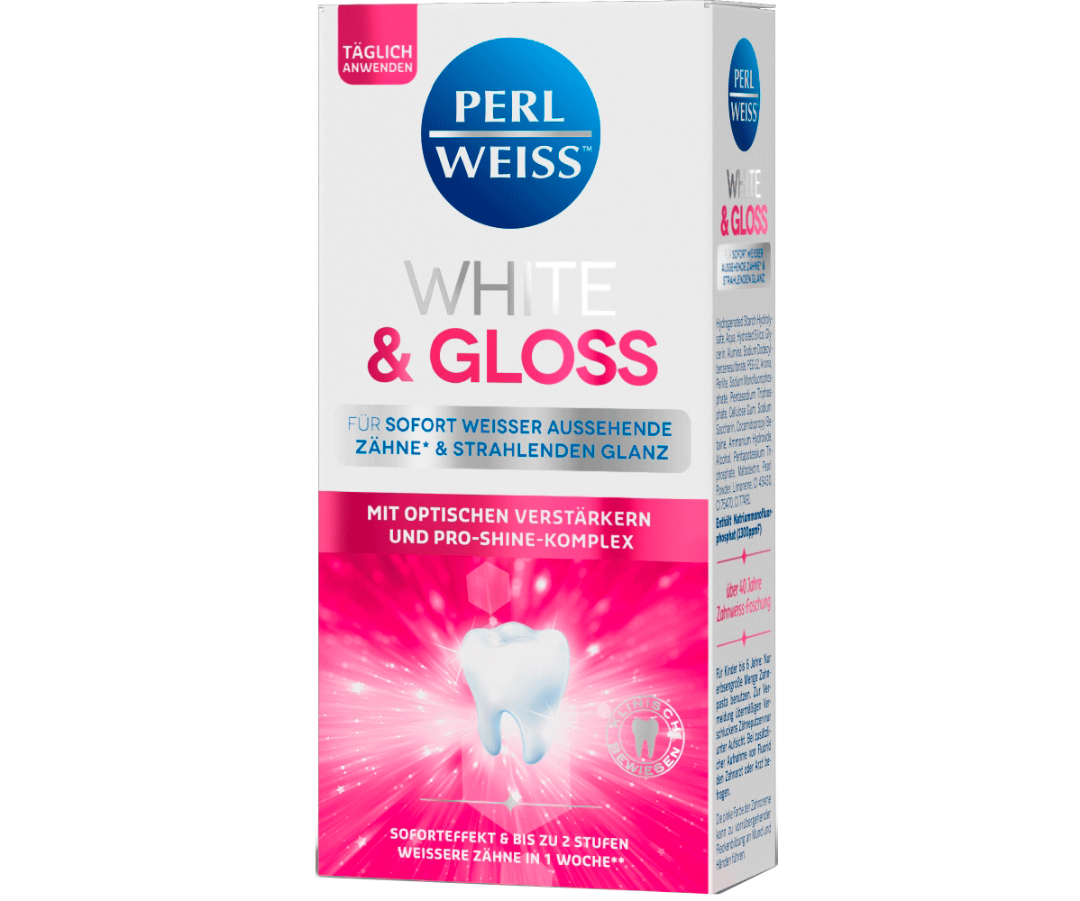 Bild: PERLWEISS White & Gloss Zahncreme