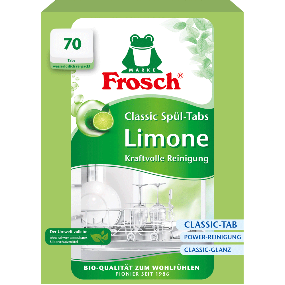 Bild: Frosch Classic Geschirrspül Tabs Limone
