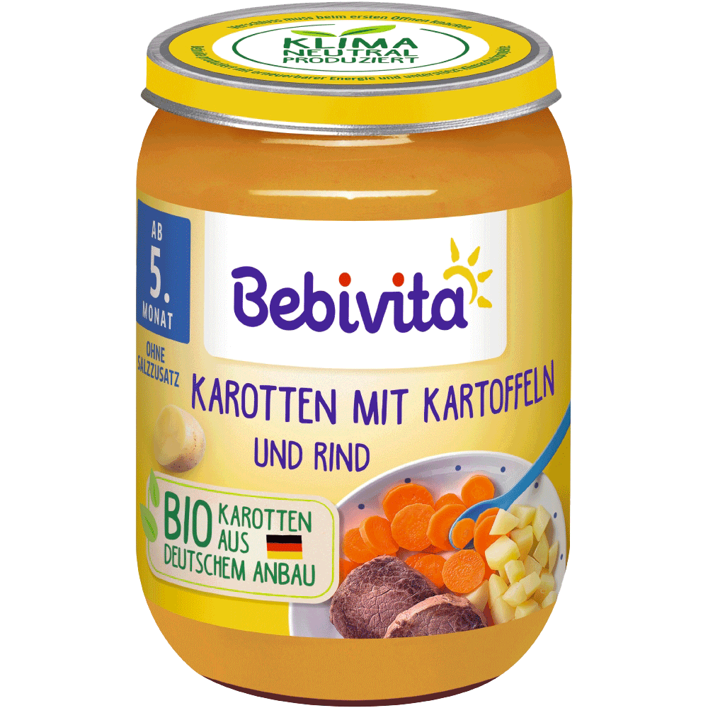 Bild: Bebivita Karotten Kartoffel und Rind
