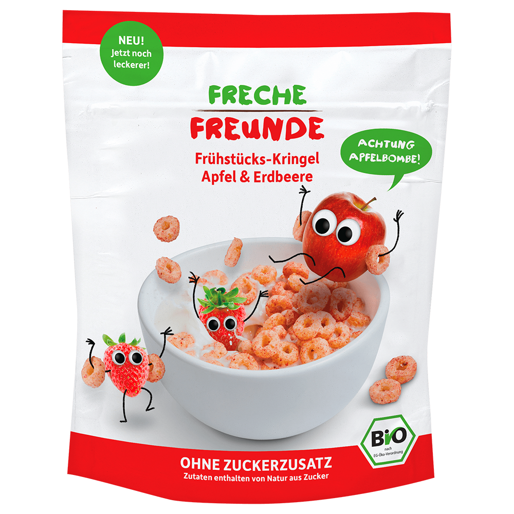 Bild: Freche Freunde Frühstücks-Kringel Apfel-Erdbeere