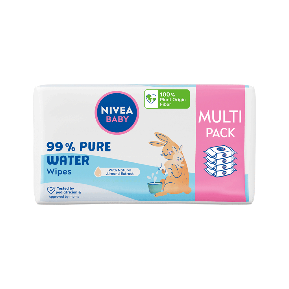 Bild: NIVEA Baby Feuchttücher 99% Pure Water Multipack