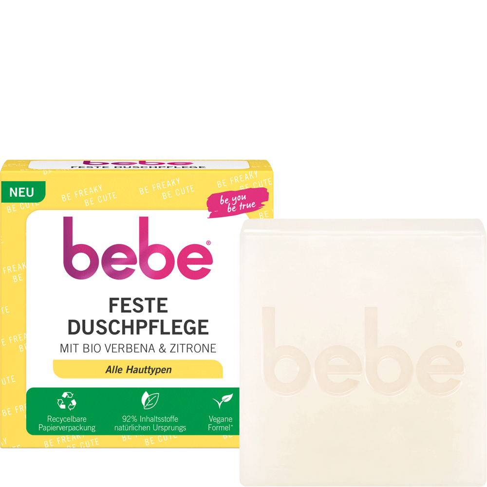 Bild: bebe Feste Duschpflege Belebend mit Verbena & Zitrone