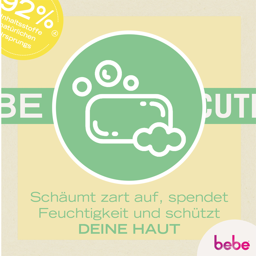 Bild: bebe Feste Duschpflege Belebend mit Verbena & Zitrone