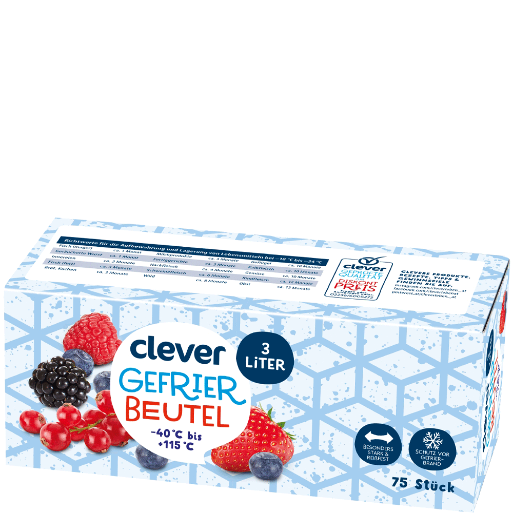 Bild: clever Gefrierbeutel 3L