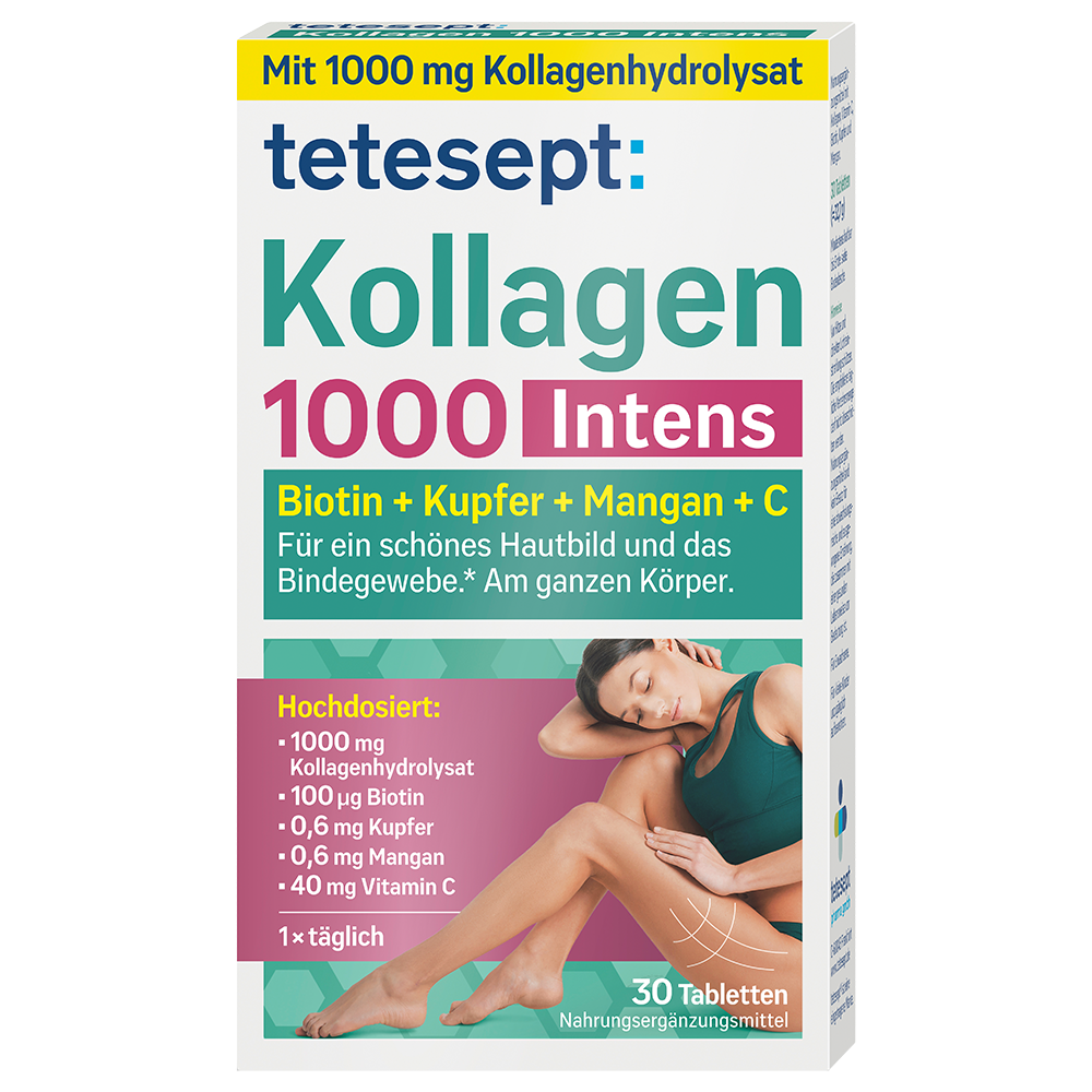 Bild: tetesept: Kollagen 1000 Intens