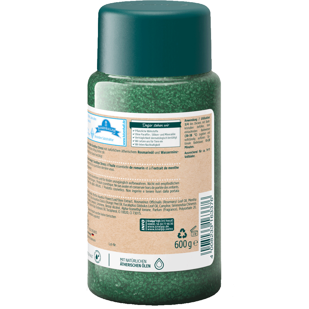 Bild: Kneipp Badekristalle Goodbye Stress