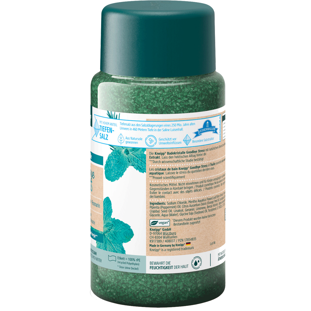 Bild: Kneipp Badekristalle Goodbye Stress