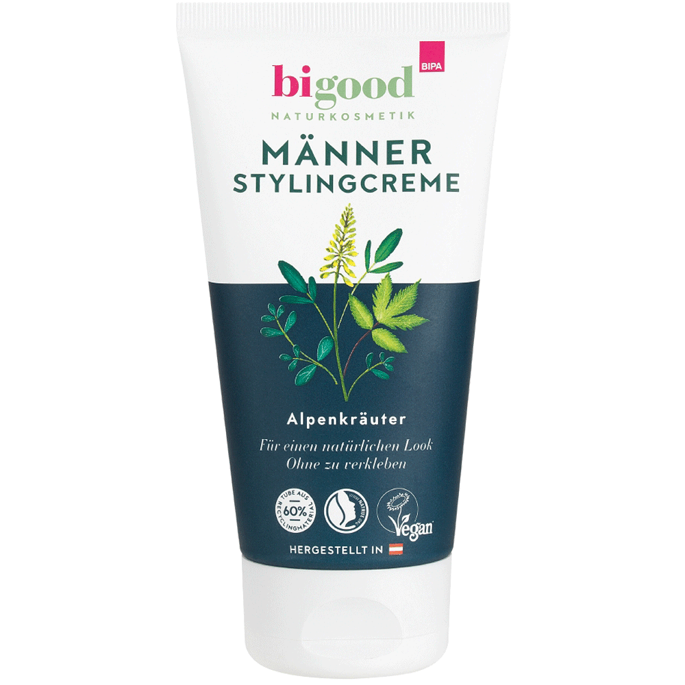 Bild: bi good Männer Styling Creme Alpenkräuter