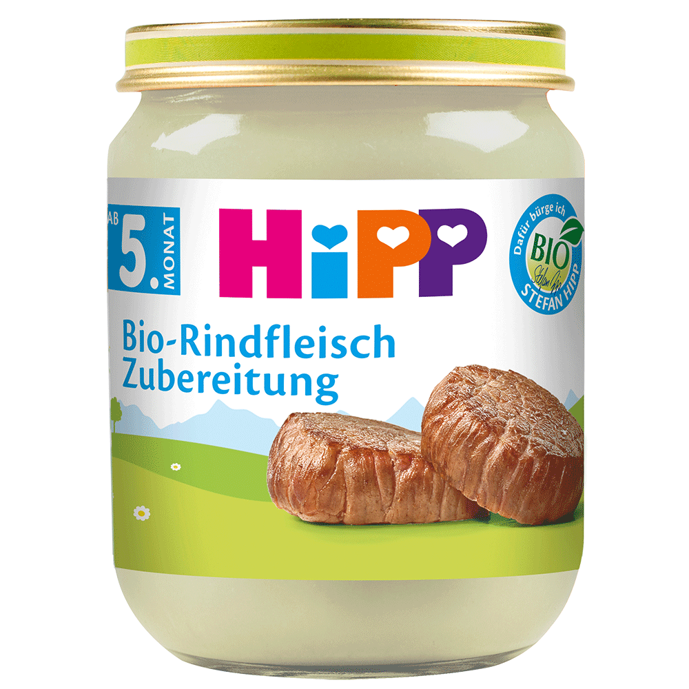 Bild: HiPP Bio Rindfleisch Zubereitung