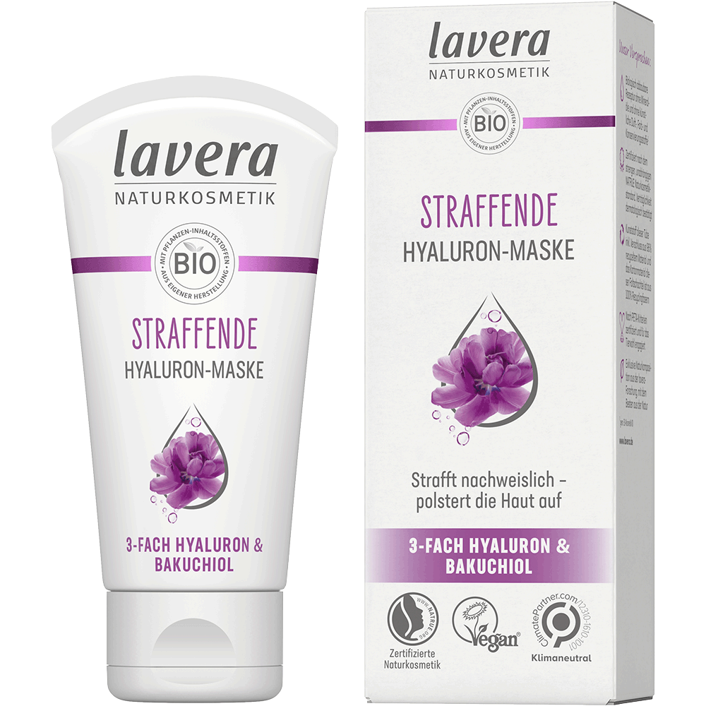 Bild: lavera Straffende Hyaluron-Maske