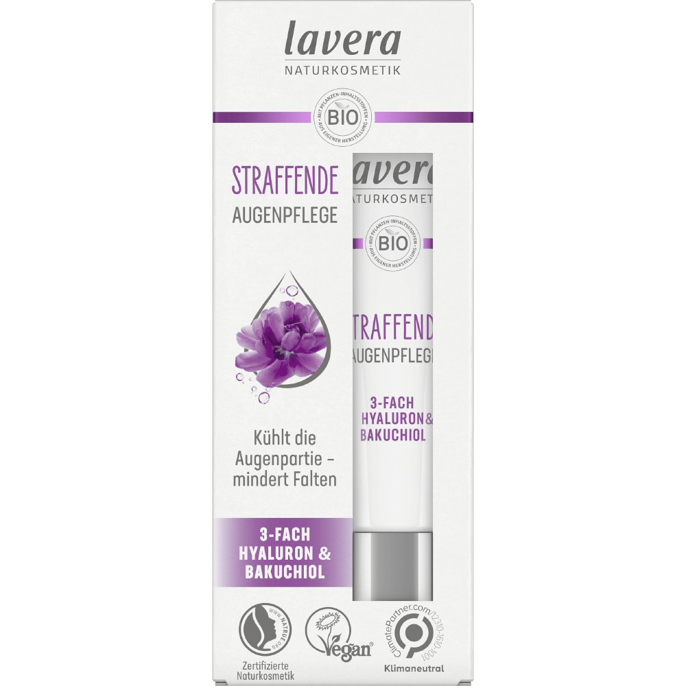 Bild: lavera Straffende Augenpflege