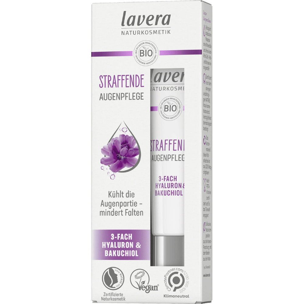 Bild: lavera Straffende Augenpflege