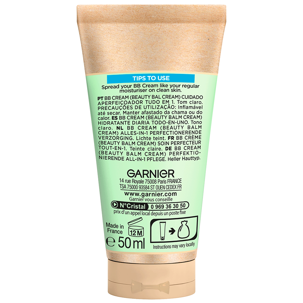 Bild: GARNIER SKIN ACTIVE BB Cream Oil Free Light