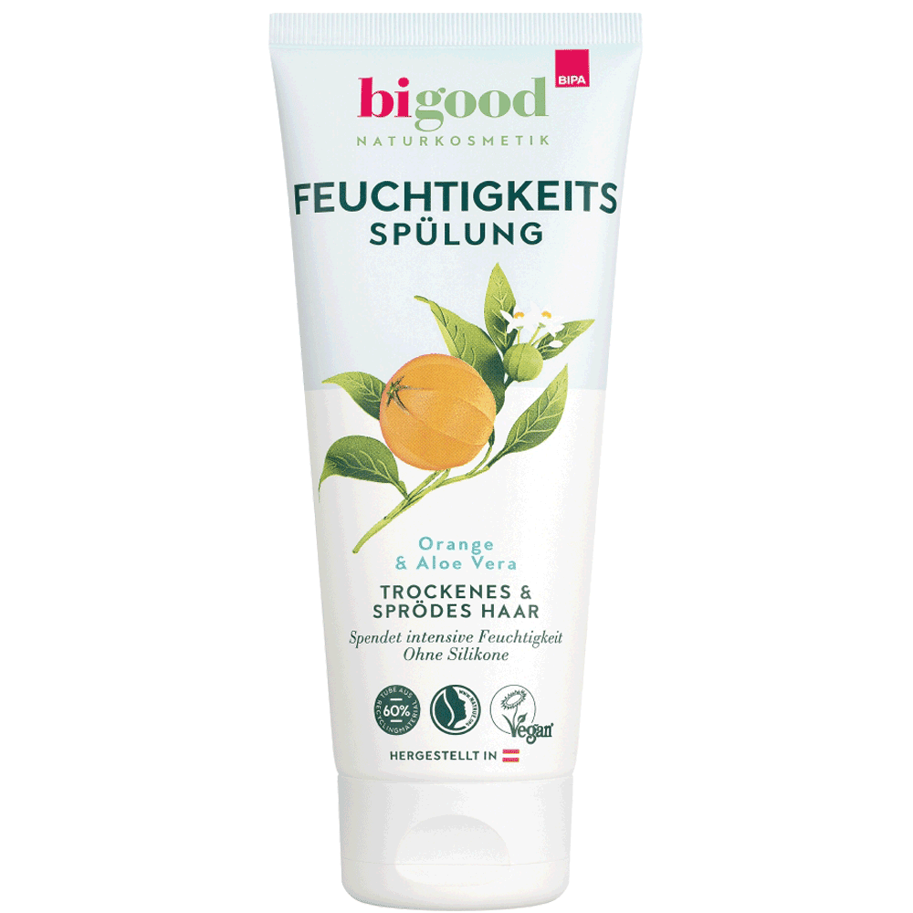 Bild: bi good Feuchtigkeits Spülung Orange & Aloe Vera
