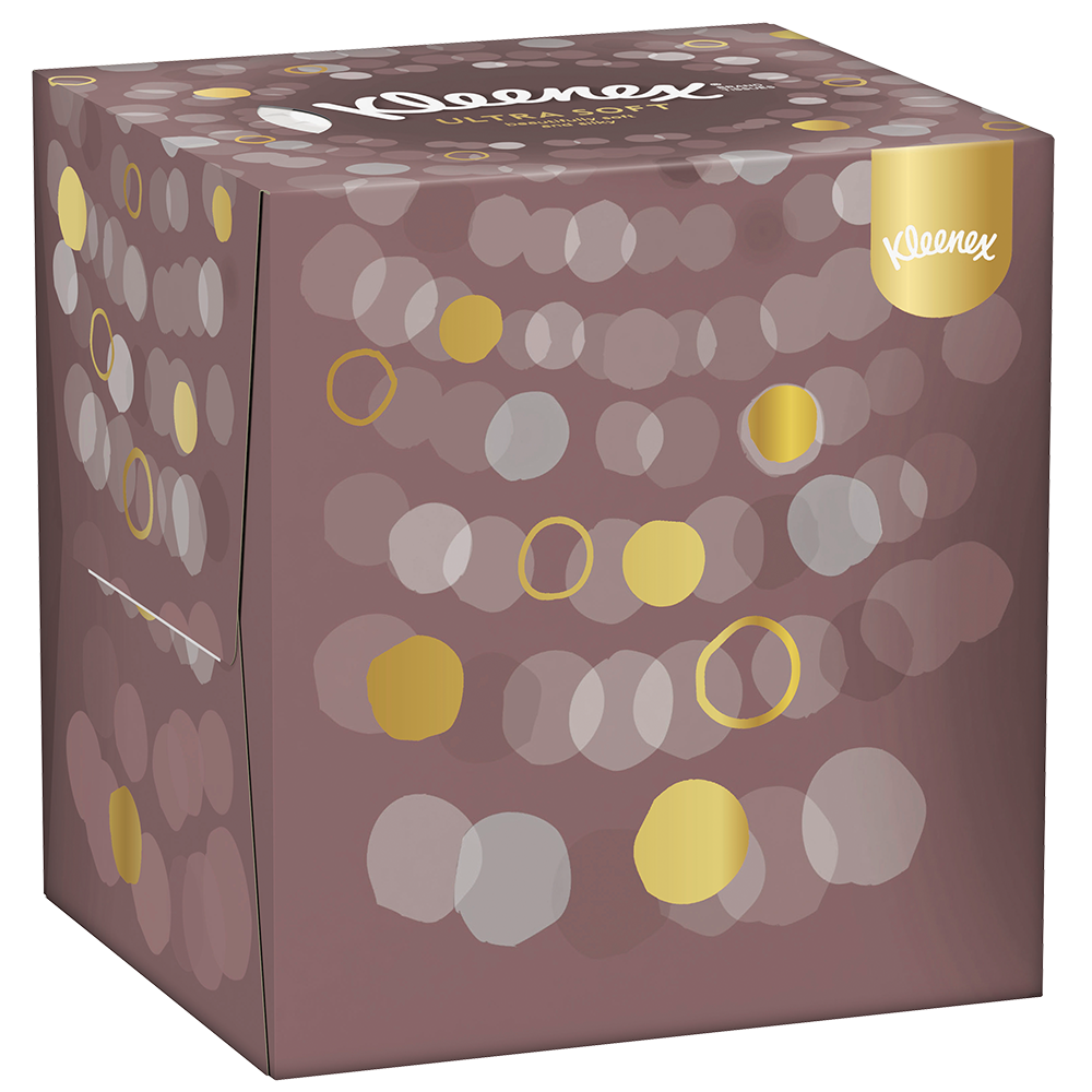 Bild: Kleenex Kosmetiktücher Ultra Soft Würfelbox