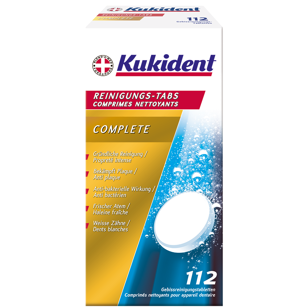 Bild: Kukident Reinigungs-Tabs Complete